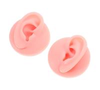 Angoily Realistic Silicone Ear Model for Piercing Practice and Jewelry Display Vivid Human Ear Simulation for Earring Showcase and Training Supplies Skin Tone