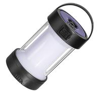 Angoily Rechargeable Handheld Camping Lantern LED Tent Light Portable Outdoor Camping Lamp with Handle, Super Bright Black Multifunctional Lantern for Hiking and Home Use