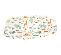 Angoily Removable Washable with Simple and Delicate Forest Animal Pattern Changing Pad Cover Made of Comfortable Cotton and Suitable for Nursery Changing Mats