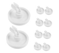 Angoily Replacement Parts for Dishwasher: 10pcs Lower Rack Wheels Easy Install Appliance Wheels Kit