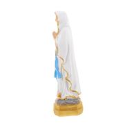 Angoily Resin Mary Statue Catholicism Ornament for Desktop Religious Decor Durable Nativity Figurine with Intricate Details for Home Office Garden Christmas Decoration