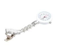 Angoily Retractable Nurse Pocket Watch with Strong Chain and Easy-to-Read Dial, Alloy Clip-on Design for Nurses and Students in Working Environments Where Wrist Watches are Not Allowed