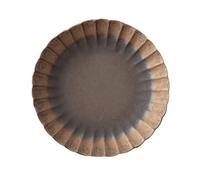 Angoily Retro Heat Resistant Sunflower Ceramic Tea Cup Mat Japanese Style Teacup Holder Tray for Kung Fu Tea Set Vintage Table Coaster for Teapot