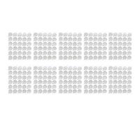 Angoily Reusable Aluminum for Eye Lash Extension Glue Pads, Sticker Eyelash Easy to Paper with Slow Adhesive Hardening, 20 Sheets 600pcs Silver Lash Holders Use for Professional