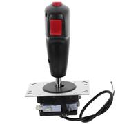 Angoily Reusable Flight Stick Joystick Controller with Vibration and Micro-motion Features Aluminium Alloy and Pvc Material for Flight Simulation Console Accessories