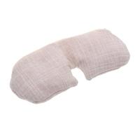 Angoily Reusable Hot Compress Mask Mineral Salt Eye Heat Compress Tool Comfortable Cloth Material Relief for Bags Under The Eyes Beige Colour for Sleeping