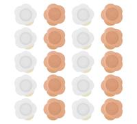Angoily Reusable Lightweight Spunlace Material with Strong Adhesive 40pcs Castor Oil Patches Portable Abdominal Belly Button Oil Pack Wraps for Belly and Body for Home on The Go
