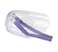 Angoily Reusable Purple Cat Muzzle for Grooming and Eating Snacks, Portable Polypropylene Kitten Muzzle with Convenient Closure Design, Protecting Pets from Bites during Bathing and Nail