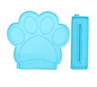 Angoily Reusable Silicone Dog Paw Photo Frame Mold for Epoxy Crafting Non Stick Multi Function Display Stand Mold Easy to Clean DIY Silicone Kit for Pet Lovers and Handmade Gifts