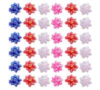 Angoily Ribbon Bow, 70pcs Christmas Pull Bows for Gift Wrapping Wedding Baskets Valentine's Day, Decorative Bottles Wrap Decorations