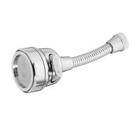 Angoily Rotatable Kitchen Faucet Extender with 360 Degree Rotation and Extendable Design, Sturdy Abs and Stainless Steel Sink Faucet Sprayer Attachment for Kitchen and Bathroom Use