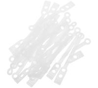 Angoily Rubber Hair Rollers for Women Perm Rods Curling Perm Rods with Fine Workmanship and Simple Operation Suitable for Salon Shop and Home DIY Use White Elastic Bands