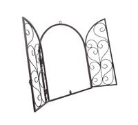 Angoily Rustic Arched Window Frame Wall Decor Iron Faux Windowpane for Farmhouse Entryway Bedroom Dining Garden Accent with Design