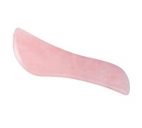 Angoily S Shape Composite Crystal Facial Massage Tool with Smooth Edges, Easy to Carry Scraping Board for Women, Effective Gua Sha Face Roller for Skin Care and Relaxation
