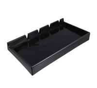 Angoily Salon Clippers Organizer Hair Trimmer Holder 4 Notches Abs Material with Suckers on The Bottom Time Saving Keeps Clippers Neat and Separate Hairdresser Workstation Storage Solution