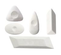 Angoily School Season Decor 5pcs Pencil Erasers Set for Artists and Students, Rubber Material with Minimal Residue and No Trace, Painting Sketching Eraser for School and Home Use