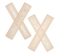 Angoily Scroll Pattern Cutout Template for Floral Wall Stencil Botanical Wall Stencil Reusable Painting Templates Use Porch Signs Cabinet Decor