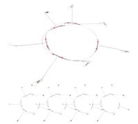 Angoily Sea Fishing Balance String Hooks with Flexible Wire Leader and Secure Swivel Snap, Heavy-Duty Anti-Tangle Fishing Rigs for Saltwater Shore Anglers, Complete Outdoor Tackle Kit