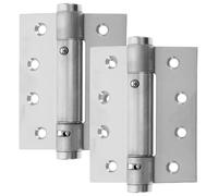 Angoily Self Closing Door Hinges for Smooth and Quiet Closing with Hydraulic Soft Close Function Concealed Spring Loaded Door Hinges 2pcs