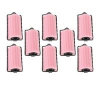 Angoily Self-Holding Sponge Hair Curlers 8Pcs Soft Rollers with Clips for DIY Hair Styling and Sleep Curling