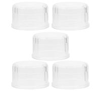 Angoily Shaker Cup Lids Replacement Covers with Multi-Functional Use and Easy to Clean Design 5pcs for Shaker Bottles for Travel and On-the-go Use