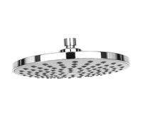 Angoily Shower Head for Home Bathroom with Easy Installation and Corrosion Resistance, Plastic Material, Modern Simple Style Suitable for Hotel Use, Silver Finish Water-Saving