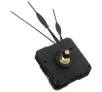 Angoily Silent Clock Mechanism Kit - Replacement Quartz Motor with Black Hands - Diy Wall Timepiece Parts - Non Ticking Battery Powered Repair Workings for 25cm Bedroom Displays