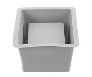 Angoily Silicone Candle Jar Mould with Duallayer Structure for Large Concrete Planter Mold, Reusable Square and Rectangle Design for Effortless Crafting Process in Indoor Decoration