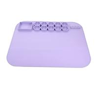 Angoily Silicone Craft Mat for Painting Nonstick Flexible and Durable Art Pad for DIY Projects for Epoxy Crafts Easy to Store with Suction Cups Light Purple