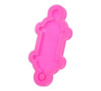 Angoily Silicone Craft Molds for Resin Jewelry Making Kings Puerto Rico Epoxy Resin Mould with Hole Precision Detailing Easy Demolding for DIY Keychain Necklace Accessories