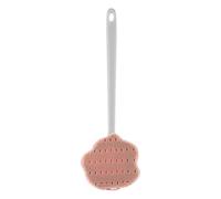 Angoily Silicone Long Handle Body Brush for Shower with Soft Grip, Bath Scrubber Designed to Remove Dust and Drain Excess Oil, for Home Bathing and Exfoliating Skin