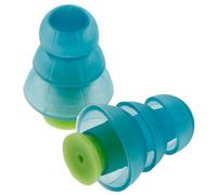 Angoily Silicone Noise Reduction Earbuds Blue for Sports and Flight Pressure Relief - Soft and Music Events