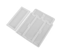 Angoily Silicone Resin Casting Mold with Lid for DIY Long Rectangle Storage Box Flexible Silicone Box Mould for Game Cards Jewelry Trinkets Organizer Craft