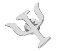 Angoily Silver Alloy Brooch Pin with Unique Retro Psychology Design, Versatile Use and Fade-resistant Accessory for Clothing and Suits, Gift for Students and Women