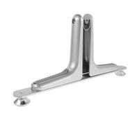 Angoily Silver Fixed Screen Feet Office Partition Bracket Base with Anti-slip Pads, Room Divider Stand Base for Home, Office, and Yard Fence Privacy Screens