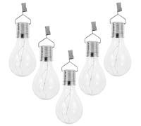 Angoily Solar LED Bulbs: 10PCS Solar Light Bulb Hanging Solar Lights Outdoor Garden for Festive Gazebo Garden Wedding Decor