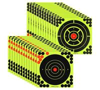 Angoily Sports Accessories 30Pcs Round Paper Shooting Target Stickers for Team Shooting and Solo Practice