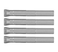 Angoily Spring Collet Chuck Set and Quick Replacement Mechanism 4pcs Stainless Steel Three-jaw Spring Collet with High Precision Design for Electric Nail Drill for Professional Salons