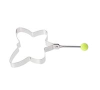 Angoily Stainless Steel Egg Frying Mold Handle Pancake Maker Butterfly Shape Easy Release DIY Kitchen Cooking Tool for Breakfast Sandwiches Cookies Fritters