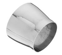 Angoily Stainless Steel Flagpole Fitting Concentric Reducer Joint 63x76x1.2mm Weather-Resistant Flagpole Diameter Adjuster Accessory