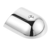 Angoily Stainless Steel Marine End Cap for Boat Railings, Robust Material with Universal Fit, Size 5.80x4.80x2.00cm, for Routine Maintenance and Deck Operations on Pontoon and Sailboats