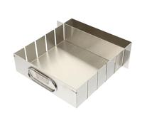 Angoily Stainless Steel Nougat Candy Mold Set Baking Sheet Pan and Gelatin Cake Cutting Tray for DIY Nougat Shaping and Candy Making Supplies