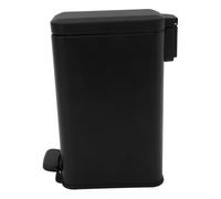 Angoily Stainless Steel Pedal Trash Bin with Lid Narrow Space Waste Basket for Office Bedroom Odor-resistant Step Can with Scratch-resistant Finish for Home Garbage Management