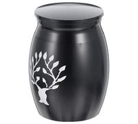 Angoily Stainless Steel Pet Hair Urn for Pet Bone Ash Storage for Dog Ashes in Home Cremation Ceremony