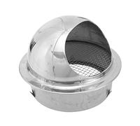 Angoily Stainless Steel Range Hood Cover Exhaust Hood Vent Air Flow Vent Cover Hood Air Vent Cover Rainproof for Vent Grille
