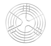 Angoily Stainless Steel Round Steaming Rack Stand Wear-resistant Multifunction Cooking Steam Rack for Pressure Cooker and Household Use Suitable for Vegetables Buns Dumplings Cooling and