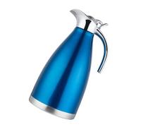 Angoily Stainless Steel Vacuum Jug Blue Insulated Thermal Pot for Coffee Tea Beverages Milk Smooth Surface Safe and Stylish Household Kettle