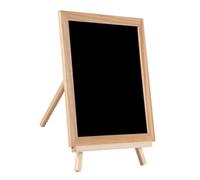 Angoily Standing Art Easel for Black Single Sided Blackboard with Bracket Creative Drawing and Writing Board for Educational for Skill Development and Classroom Use