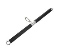 Angoily Steel Short Tension Rod with Bearing Ring Fitness Lever Pulling down Bar Integrated Workout Accessory for Upper Body Strength Training Equipment