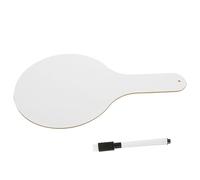 Angoily Student Dry Erase Paddle with Handle Writable Answer Board for Classroom Teaching and Games Handheld Writing Tablet for Erasable Surface and Pen Practical Assessment Tool for
